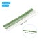 100-Pack 28 Gauge Light Green Paper-Wrapped Floral Stem Wire, 14in